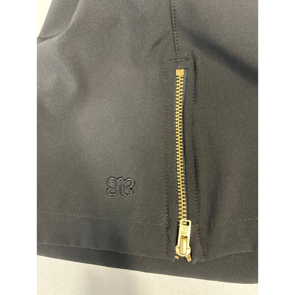 Albion Going Places Dress Black Cap Sleeves Drawstring Waist Women’s L Tall NWT - Picture 11 of 12